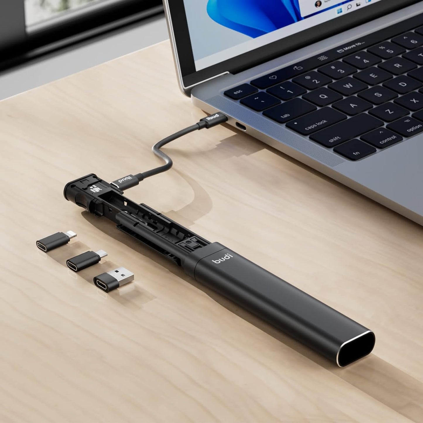 BUDI Multifunctional 9 in 1 Data Cable