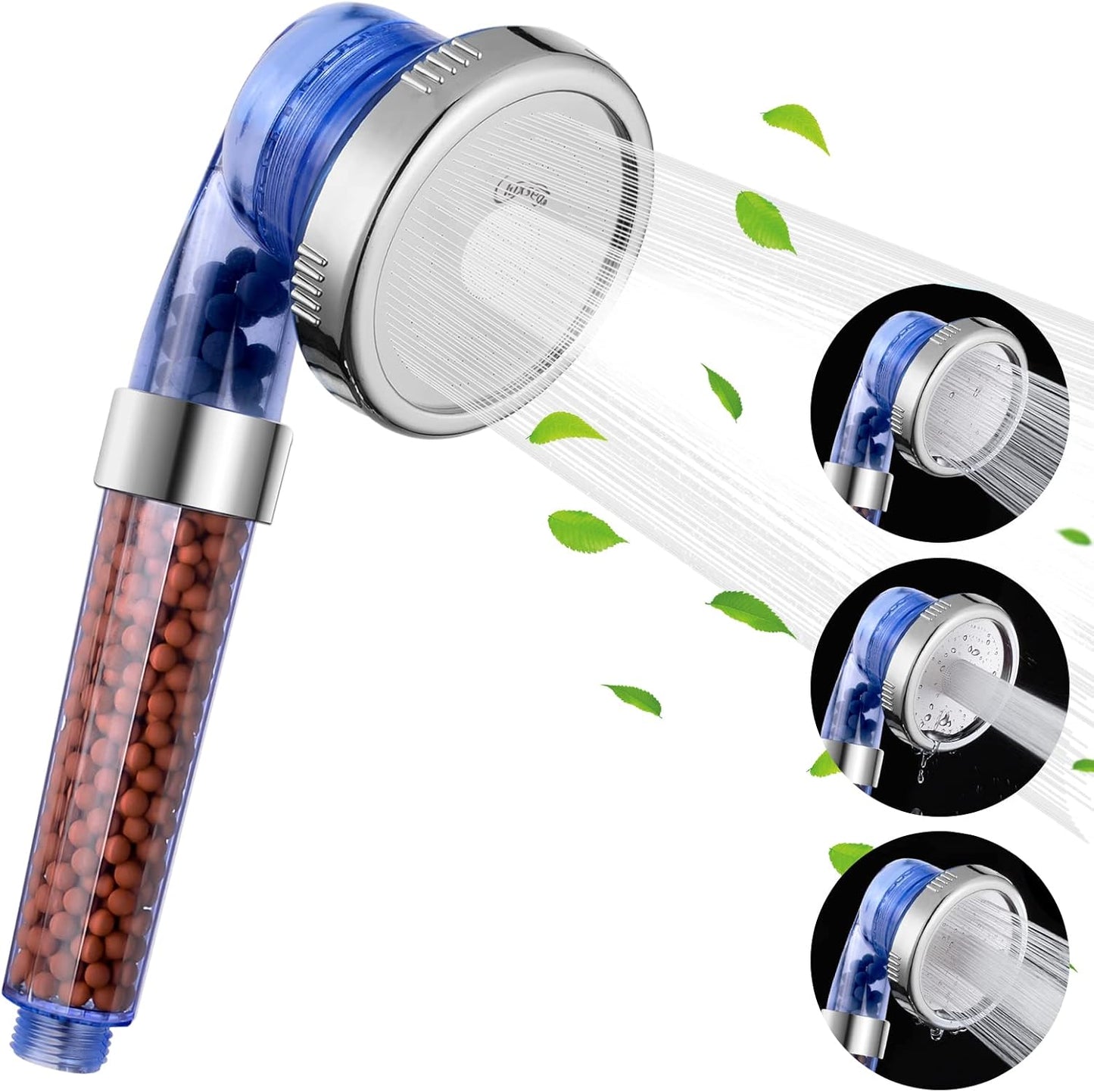 3 Modes High Pressure & Water Saving Showerhead