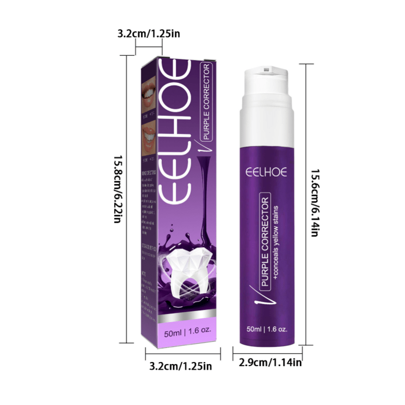 Teeth Whitening Purple Toothpaste
