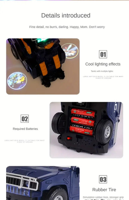 Magical Transforming Robot Car