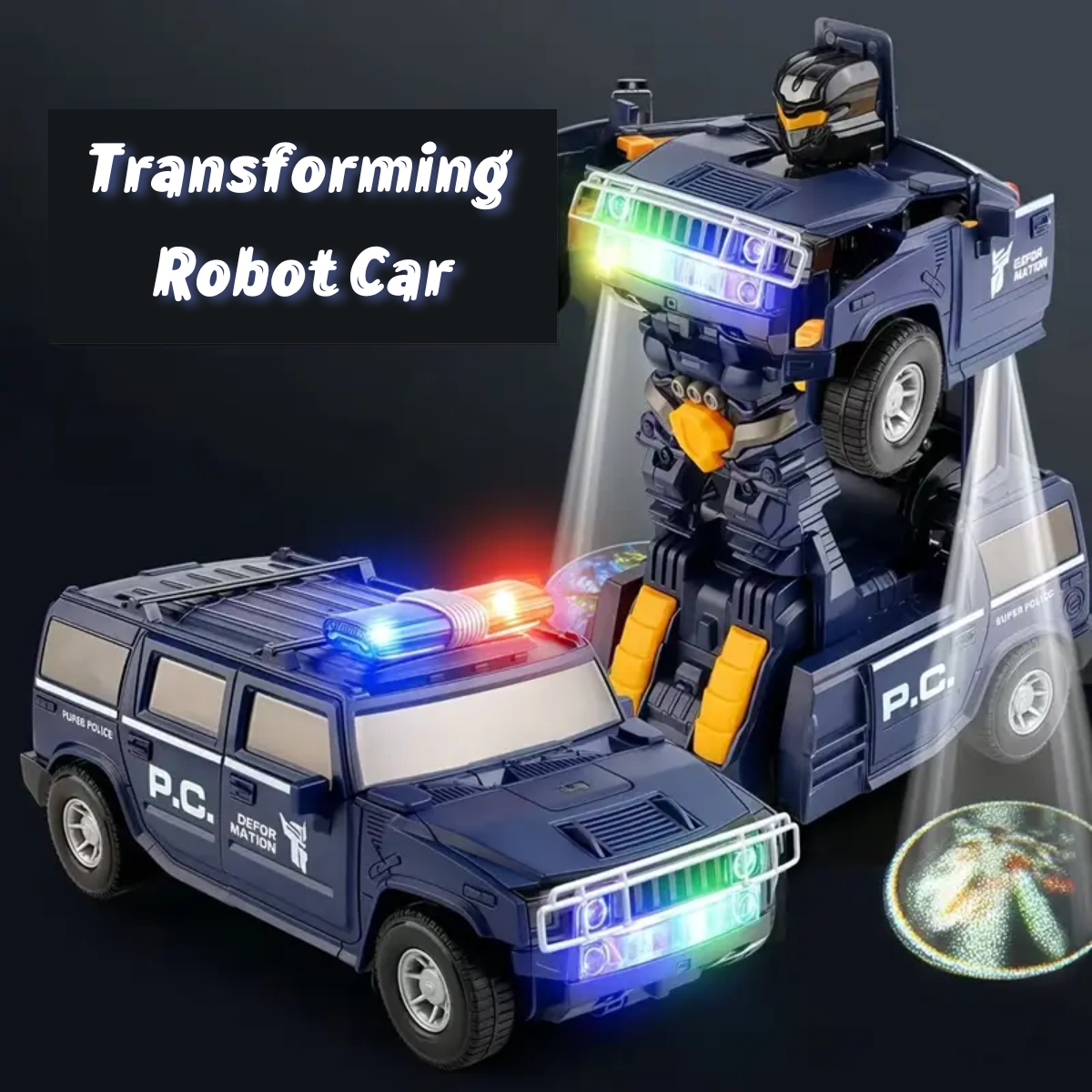 Magical Transforming Robot Car