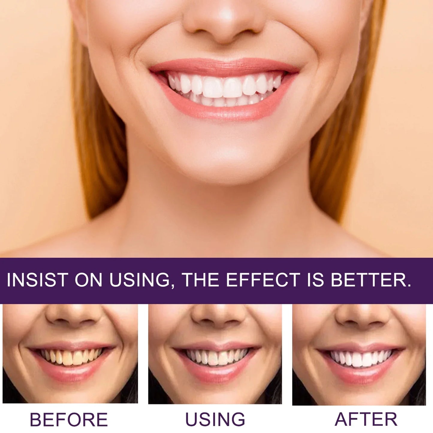Teeth Whitening Purple Toothpaste